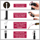 Conjunto Abridor Elétrico de Vinho