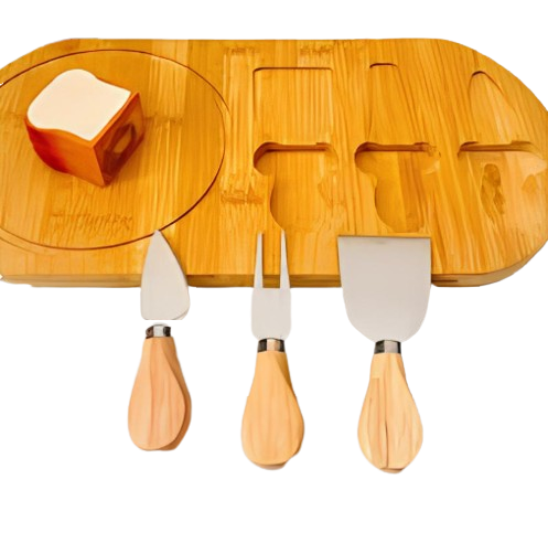Tábua de Frios com 3 Espátulas