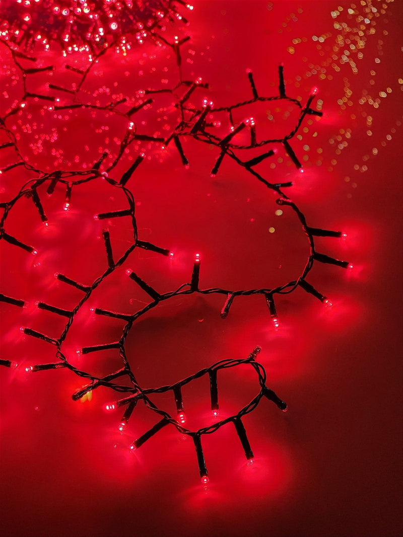 PISCA FESTÃO 1500 LEDS 40 METROS VERMELHO COM STROBO VERMELHO BIVOLT USO INTERNO E EXTERNO