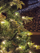 ÁRVORE REALISTA PINHEIRO CONSTELAÇÃO 400 LEDS WARM 1241 GALHOS 2,10CM MODELO CLICK BIVOLT