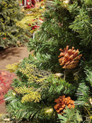 ÁRVORE REALISTA PINHEIRO CONSTELAÇÃO 400 LEDS WARM 1241 GALHOS 2,10CM MODELO CLICK BIVOLT