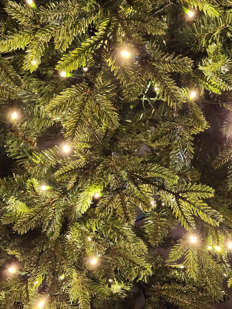 ÁRVORE REALISTA PINHEIRO AUSTRAL 2,10CM 450 LEDS WARM 801 GALHOS BIVOLT