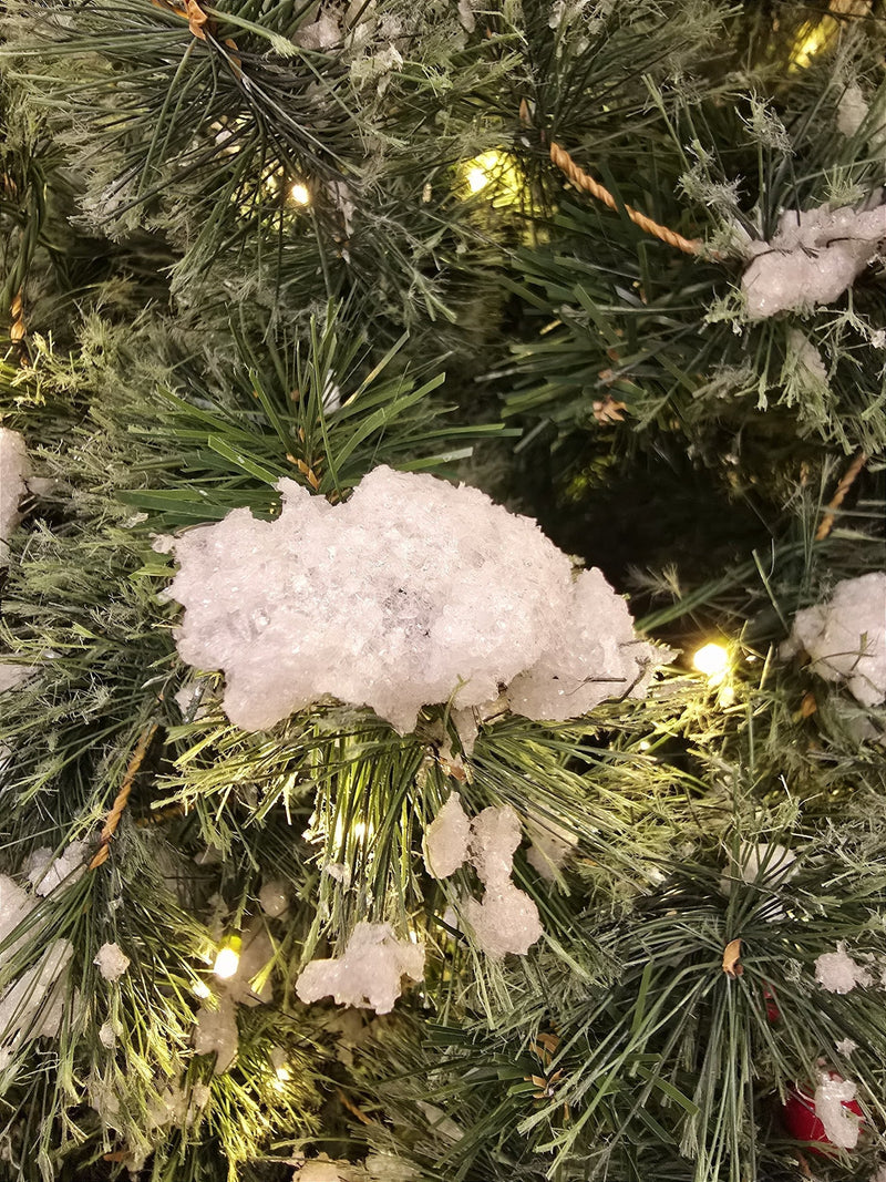 ÁRVORE PINHEIRO NEVADO REALISTA NORUEGA 1077 GALHOS COM 350 LEDS WARM 2,10CM