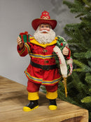 PAPAI NOEL BOMBEIRO COLEÇÃO KURT S. ADLER 28CM